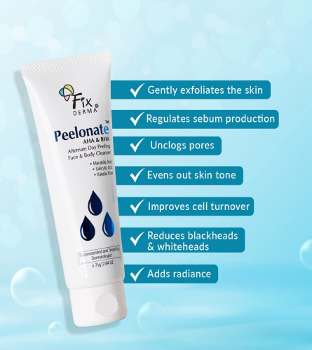 Fixderma 2% Mandelic Acid + 1% Salicylic Acid Face Wash 75 gm