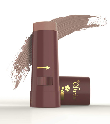 Olivia Instant Waterproof Makeup shimmering Stick Concealer with SPF 12 - Egyptian Dark, 15g (Pack of 2)