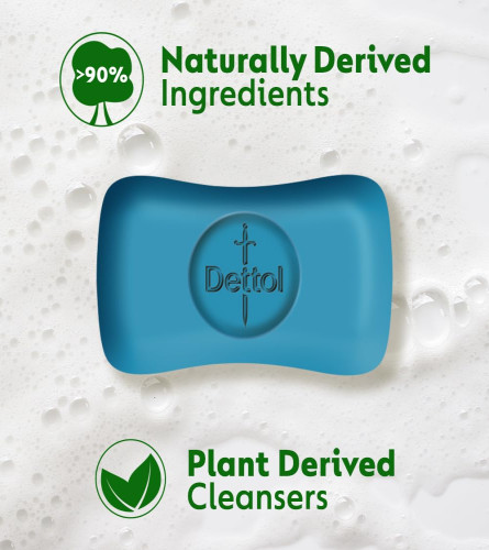 Dettol Icy Cool Bathing Soap Bar With 2x Menthol