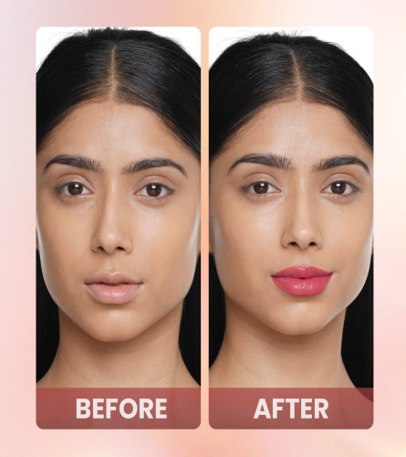 Swiss Beauty Stain Matte Lipstick Long Lasting, Hydrating & Lightweight Lipstick Coral Red, 3.4gm (Pack of 4)