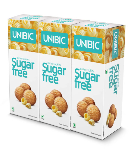 UNIBIC Foods Sugar Free Butter, 75g (Pack of 3) Free shipping worldwide