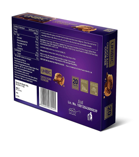 Unibic Cookies - Choco Kiss Cookies, 250g Free shipping worldwide