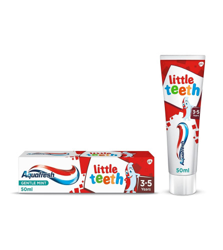 AQUAFRESH LITTLE TEETH TOOTHPASTE (3-5Y) - 50ML Free shipping world