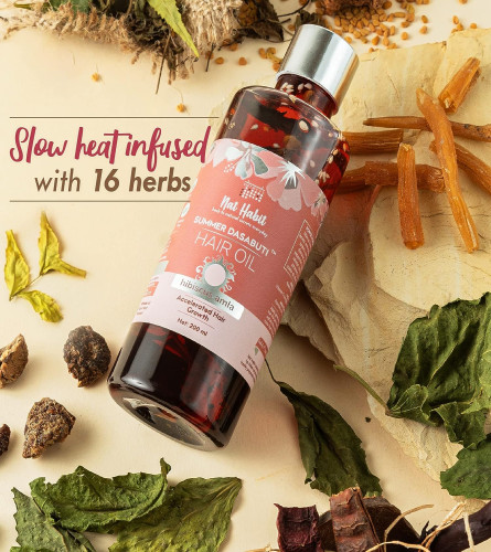 Nat Habit - Back To Natural Secrets Everyday Hibiscus Amla Hair Growth Dasabuti Hair Oil