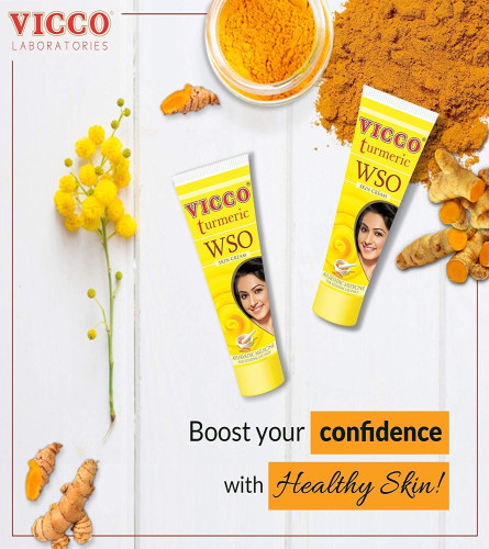 Vicco Turmeric-Wso Skin Cream -30Gm - Pack Of 2 Free shipping worldwide