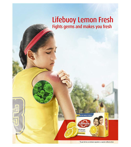 Lifebuoy Lemon Fresh Soap, 125 G (Pack Of 7) Free shipping worldwide