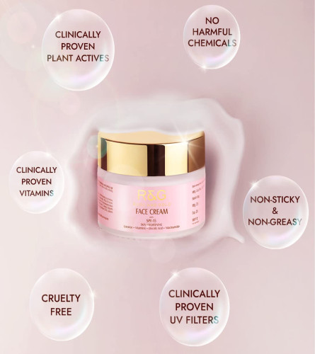 vasu R&G Skin Brightening Face Cream with SPF-15 - Helps Reduce Hyper-Pigmentation