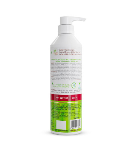Mamaearth Onion Shampoo For Hair Growth & Hair Fall Control With Onion & Plant Keratin, 600ml