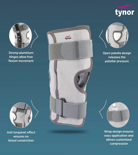 Tynor Functional Knee Support, XL, 1 Unit