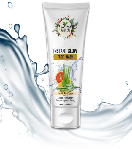 Luxura Sciences Glutathione INSTANT GLOW Face Wash, 100 ml