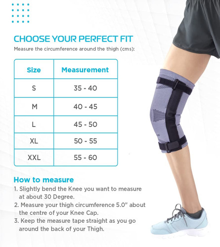 Vissco Core Hinged Knee Cap - Extra Large (pack of 1) Fs