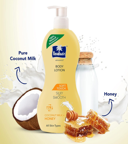 Parachute Advansed Soft Touch Body Lotion for Women & Men, All Skin types