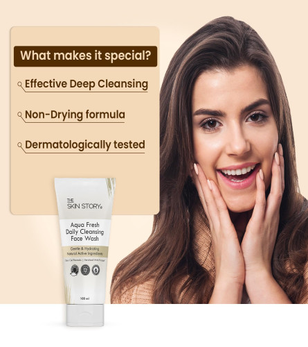 The Skin Story Gel Based Daily Face wash For Gentle & Deep Cleansing