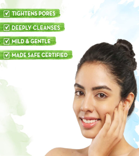 Mamaearth Green Tea Face Wash With Green Tea & Collagen For Open Pores