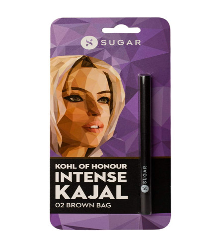 SUGAR Cosmetics- Kohl Of Honour - 02 Brown Bag (Brown Kajal) 0.25 gm (Pack Of 2) Fs