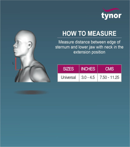 TYNOR Cervical Pillow Regular, Universal Size, 1 Unit