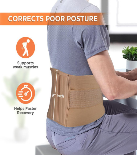 Vissco Sacro Lumbar Belt (Mild Support), Back Support Small (Pack Of 1) Fs