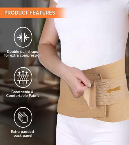 Vissco Sacro Lumbar Belt (Mild Support), Back Support  XXL (Pack Of 1) Fs
