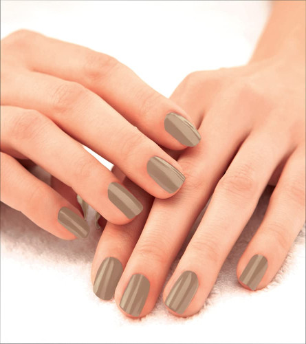 Lakme 9to5 Primer + Gloss Nail Colour, Brown Sandcastle, 6 ml (Pack Of 5) Fs