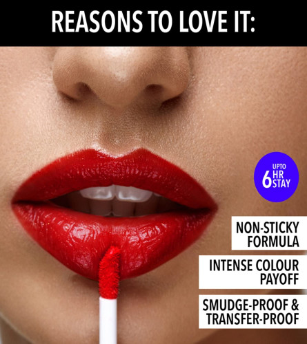 Blue Heaven Hyperstay Weightless Liquid Matte Lipstick For Women - Ginger Brown 6 ml (Pack Of 5) Fs