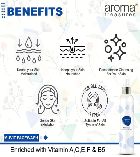 Aroma Treasures Muvit Face Wash, Nourishing, Intense Cleansing