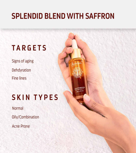 Indulgeo Essentials Zafferano Face Oil, Anti Aging Formula