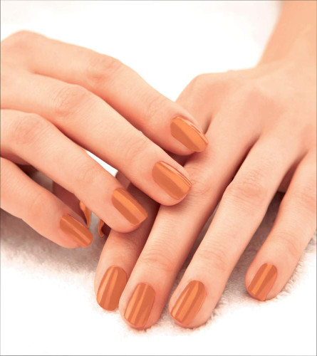 Lakme 9to5 Primer + Gloss Nail Colour, Peach Puff, 6 ml (Pack of 4) Fs