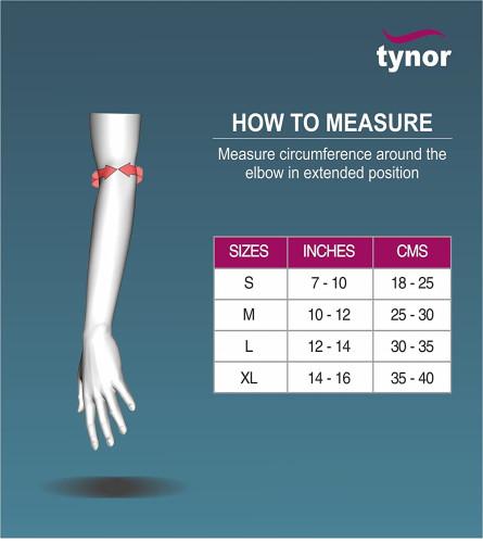 TYNOR Tennis Elbow Support, Large, (Pack Of 2) Fs