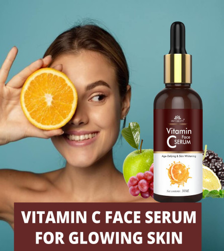 INTIMIFY Vitamin C Face Serum For Glowing Skin, Skin Whitening & Brightening Serum