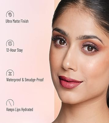 Swiss Beauty Matte Long Lasting Crayon Lipstick| Smudge Proof And Waterproof | For Hydration And Moisturization | Shade- Artist Nude