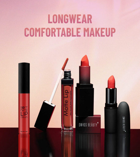 Swiss Beauty Soft Matte Lip Cream Weightless Lipstick | Long Lasting Lipstick With Velvety Finish