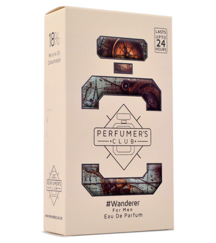 Perfumer's Club (Wanderer for Men) Upto 24 hrs lasting (Eau De Parfum)