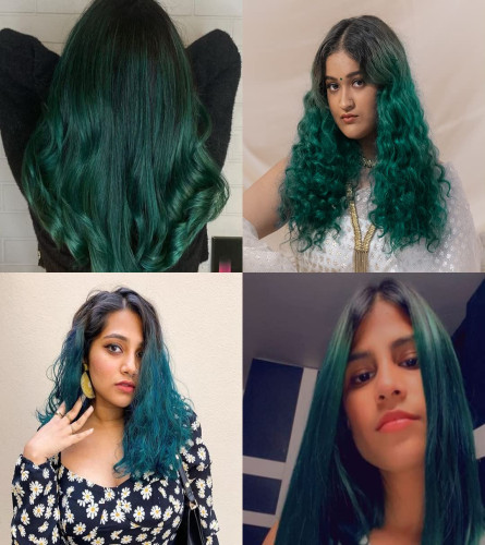 Paradyes Ammonia Free, Cruelty Free, Vegan, DIY application, Semi-permanent Hair Color jar only 120 gm (Emerald Green) free shipping
