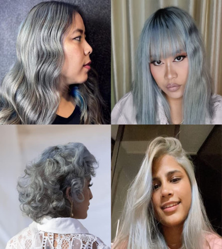 Paradyes Ammonia Free, Cruelty Free, Vegan, DIY application, Semi-permanent Hair Color jar only 120 gm (Moonstone Grey) free shipping