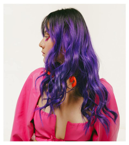 Paradyes Ammonia Free, Cruelty Free, Vegan, DIY application, Semi-permanent Hair Color jar only 120 gm (Electric Purple) free shipping