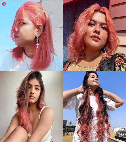 Paradyes Ammonia Free, Cruelty Free, Vegan, DIY application, Semi-permanent Hair Colors, 120 gm (Rose Gold) free shipping
