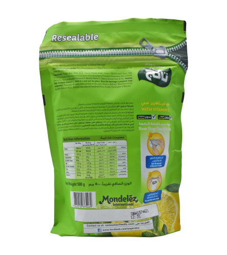 Tang Lemon & Mint Flavor Instant Drink Stay Fresh Pack - 500g Free shipping worldwide