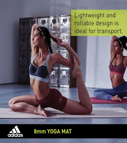 Adidas Ethylene Vinyl Acetate Yoga Mat Vapor  (8mm) free shipping