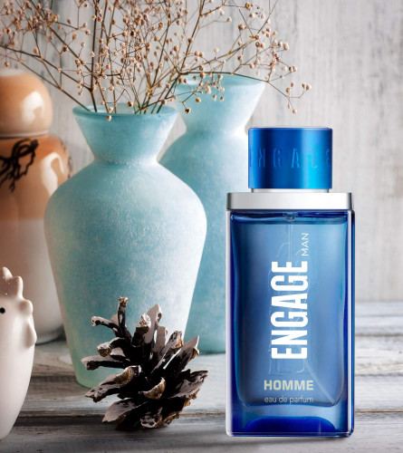 Engage Homme Eau De Parfum for Men, Citrus and Woody, Skin Friendly and Long Lasting,