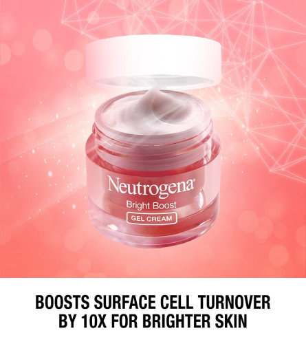 Neutrogena Bright Boost Gel Cream, 1 week to brighter skin, powered by Neoglucosamine, 15g (Free Shipping)