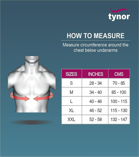 Tynor Chest Binder, Large, 1 Unit (Fs)
