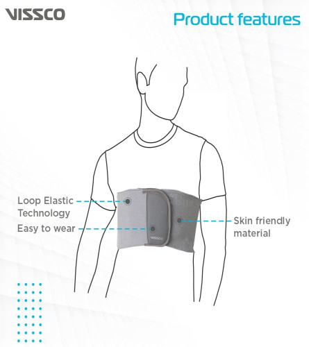 Vissco Rib Belt Chest Support - XL (Free Shipping)