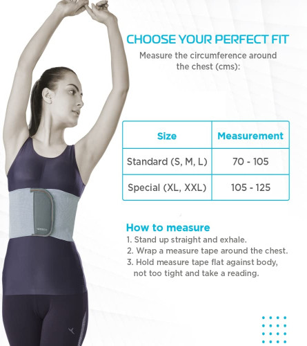Vissco Rib Belt Chest Support -XXL (Free Shipping)