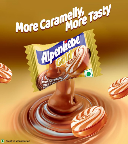 Alpenliebe Gold, Caramel Candy, 144 g (40 Pieces) .(Free Shipping)
