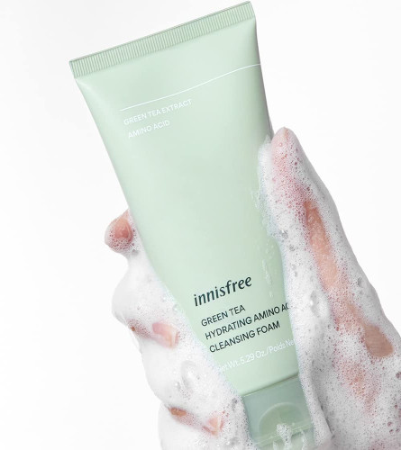 Innisfree Green Tea Foam Cleanser | Face wash for Men & Women | For Dull & Dry Skin