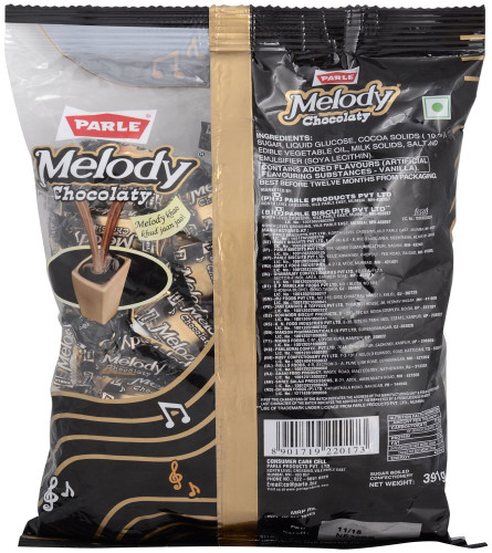 Parle Melody Chocolaty Toffee - 391g Pouch Free shipping worldwide