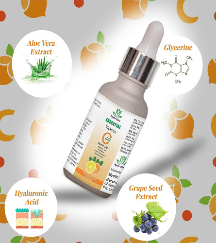 Mystic Vibes Vitamin C Face Serum- Brightening and Anti Ageing Treatment + 2% Hyaluronic