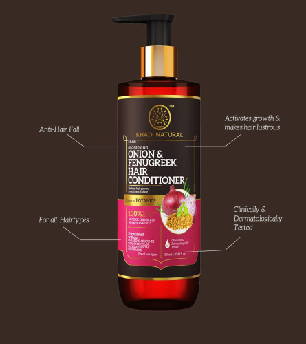 KHADI NATURAL Onion & Fenugreek Hair Conditioner