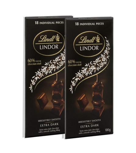 Lindt Lindor Irresistibly Smooth Extra Dark Chocolate