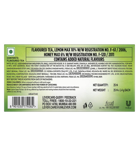 Lipton Honey Lemon Green Tea Bags, 25 Pieces X 2 PACK Free shipping world